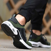 Atmungs Arbeit Arbeit Schuhe Stahl Kappe Kappe Auswirkungen-beständig Industrielle Sicherheit Schuhe