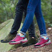 Skurab Wanderschuhe Trekking Schuhe Herren Damen Sports Outdoor Hiking Sneaker Armee Grün Blau Schwarz Grau 36-48