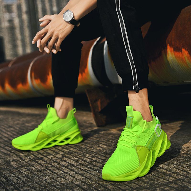 FansGemacht Modische, leichte und atmungsaktive Mesh-Laufschuhe