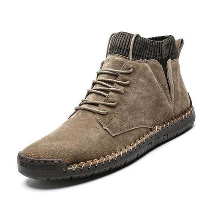 FansGemacht Männer Schnee Stiefel Winter Plüsch Warme Männer Motorrad Stiefel Lace-Up Non-slip