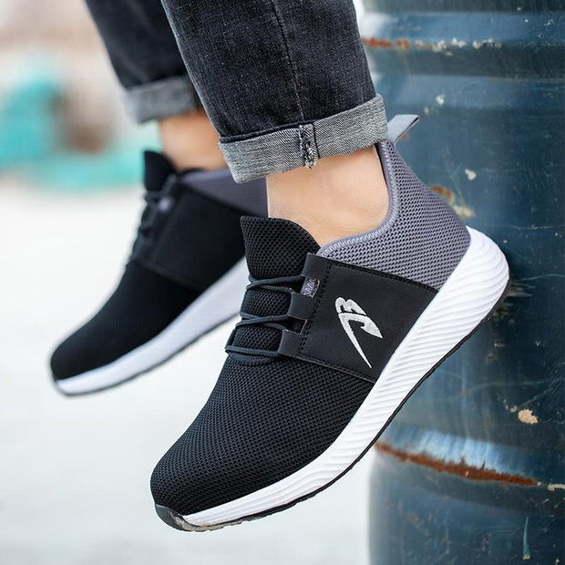 FansGemacht Anti-Smashing, atmungsaktive, leichte und modische Schutzschuhe