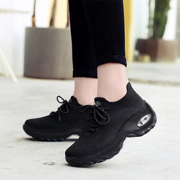 Women's Flying Woven Non-slip Breathable Comfortable  Shoes