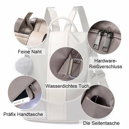 FANSGEMACHT Antidiebstahle Doppelschultertasche