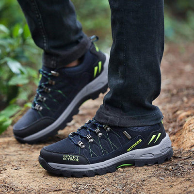 Skurab Wanderschuhe Trekking Schuhe Herren Damen Sports Outdoor Hiking Sneaker Armee Grün Blau Schwarz Grau 36-48