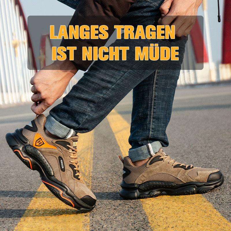 FansGemacht Anti-Smash- und explosionsgeschützte atmungsaktive Vier-Jahreszeiten-Sicherheitsarbeitsschuhe