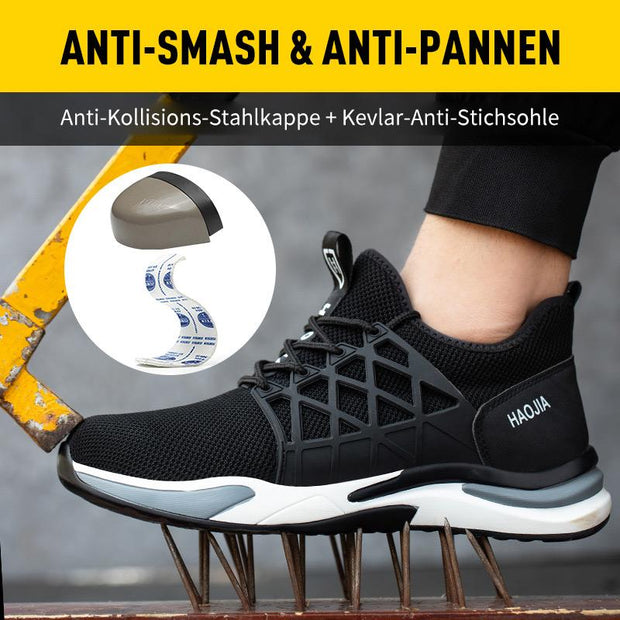 Fansgemacht Modische leichte stoßdämpfende Arbeitssicherheitsschuhe