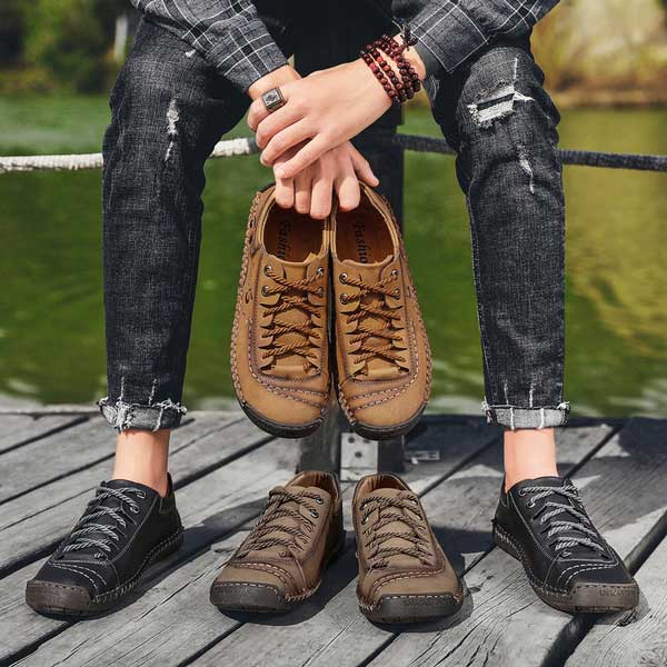 Neue Männer Casual Lederschuhe