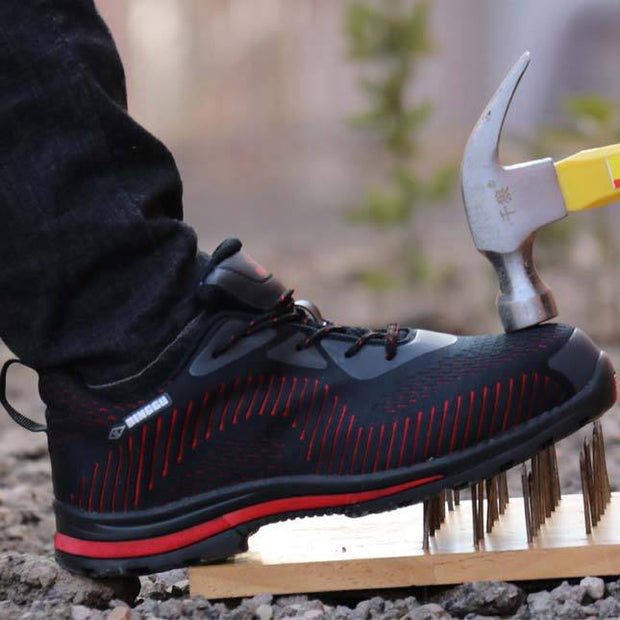 Leichte Sicherheits Schuhe Für Männer Stahl Kappe Kugelsichere Zwischensohle Anti-punktion Wandern Turnschuhe Industrielle Sicherheit Arbeit Schuhe