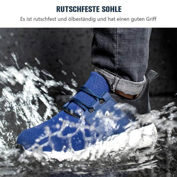 FansGemacht Anti-Smashing, atmungsaktive, leichte und modische Schutzschuhe