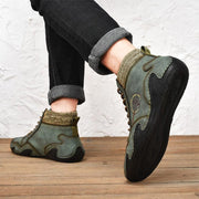 FansGemacht New Style Casual plus Baumwollschnürstiefel für Herren