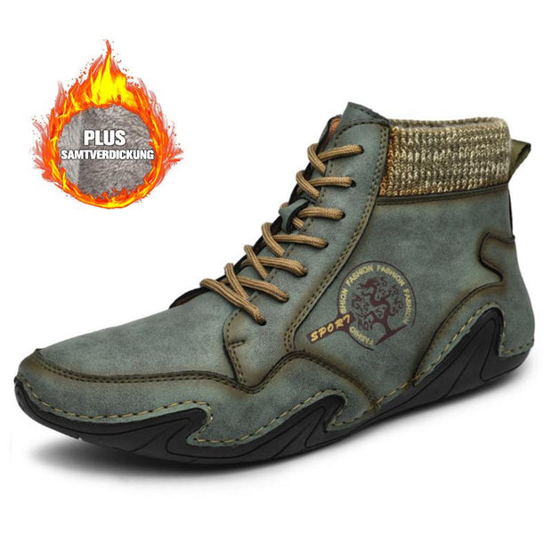 FansGemacht New Style Casual plus Baumwollschnürstiefel für Herren