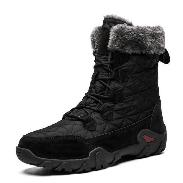 FansGemacht Herren Martin Stiefel Lässige High-Top Warme Schneestiefel