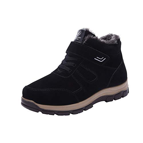 Winter warme und samtverdickende Rutschfeste weiche Herrenstiefel aus Baumwolle YunYoud Winterstiefel bootswinterboots günstig langschaftstiefel