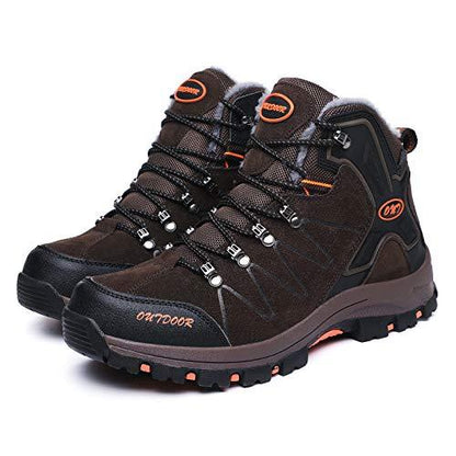 FansGemacht Winter Stiefel Herren Schnee Stiefel Wasserdichte Warm Gefütterte Knöchelstiefel Outdoor-Stiefel