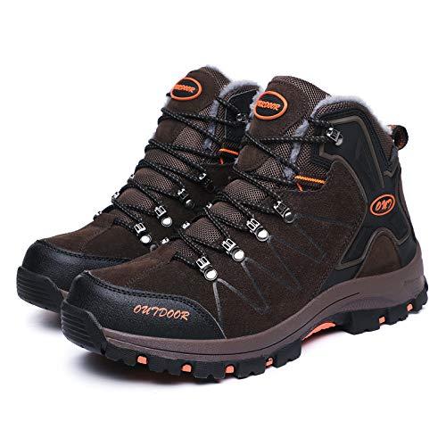 FansGemacht Winter Stiefel Herren Schnee Stiefel Wasserdichte Warm Gefütterte Knöchelstiefel Outdoor-Stiefel
