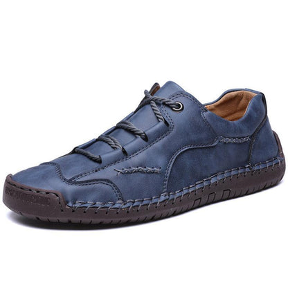 FansgemachtLässige handgefertigte Lederschuhe mit weicher Sohle