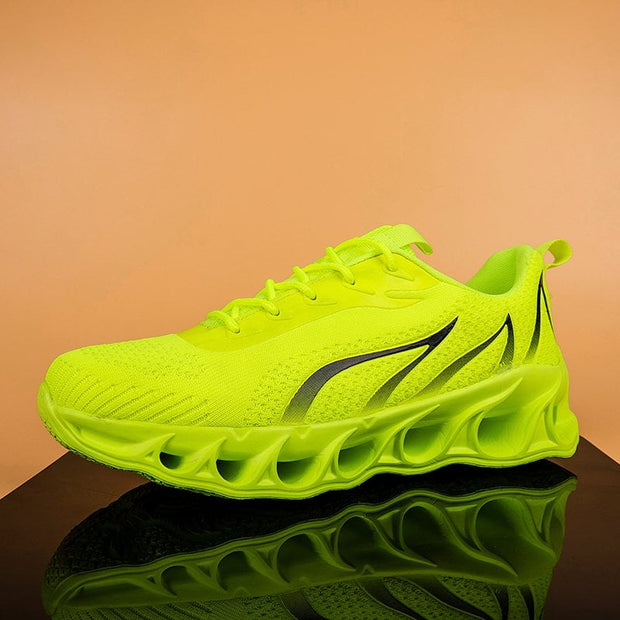 Damen Lindern Fußschmerzen Perfekte Wanderschuhe – fluoreszierendes Grün