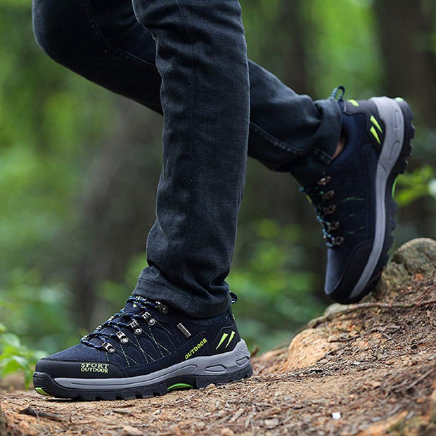 Skurab Wanderschuhe Trekking Schuhe Herren Damen Sports Outdoor Hiking Sneaker Armee Grün Blau Schwarz Grau 36-48