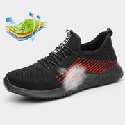 Sommer herren Outdoor Atmungsaktives Mesh Licht & Komfortable Stahl Kappe Schutzhülle Arbeit Schuhe