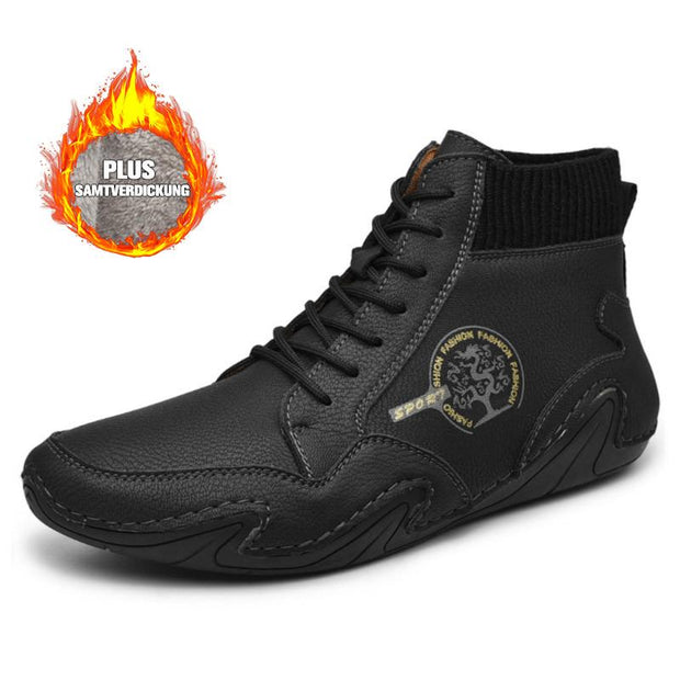 FansGemacht New Style Casual plus Baumwollschnürstiefel für Herren