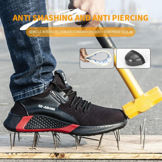 FansGemacht Atmungsaktive, pannensichere und pannensichere Arbeitsschuhe