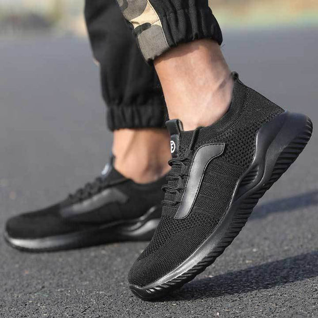 FansGemacht Stiefel Für Männer Anti-Smashing Schutz Bau Sicherheit Arbeit Turnschuhe