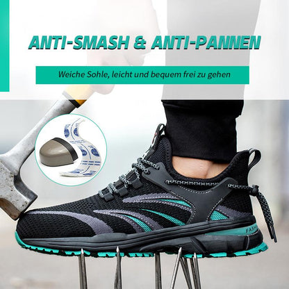 FansGemacht Superleichte atmungsaktive rutschfeste Schutzschuhe Arbeitsschuhe