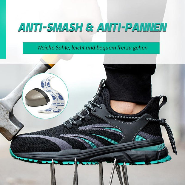 FansGemacht Superleichte atmungsaktive rutschfeste Schutzschuhe Arbeitsschuhe