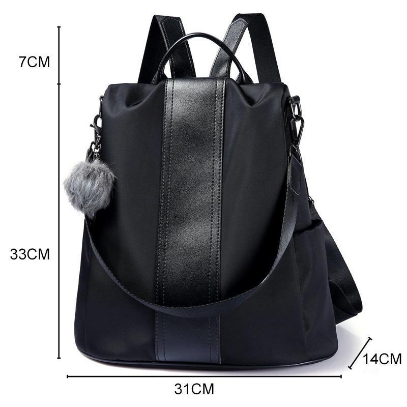 FANSGEMACHT Antidiebstahle Doppelschultertasche