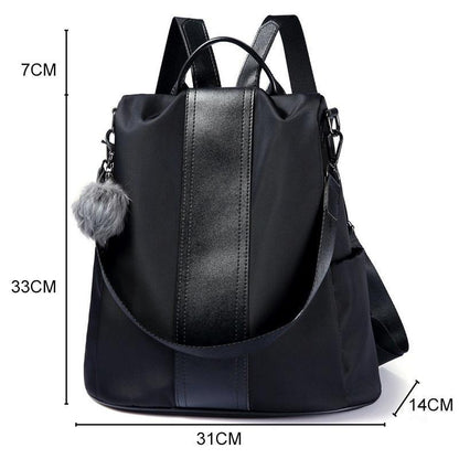 FANSGEMACHT Antidiebstahle Doppelschultertasche
