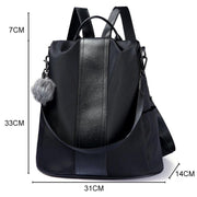 FANSGEMACHT Antidiebstahle Doppelschultertasche