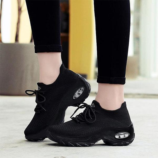 Women's Flying Woven Non-slip Breathable Comfortable  Shoes