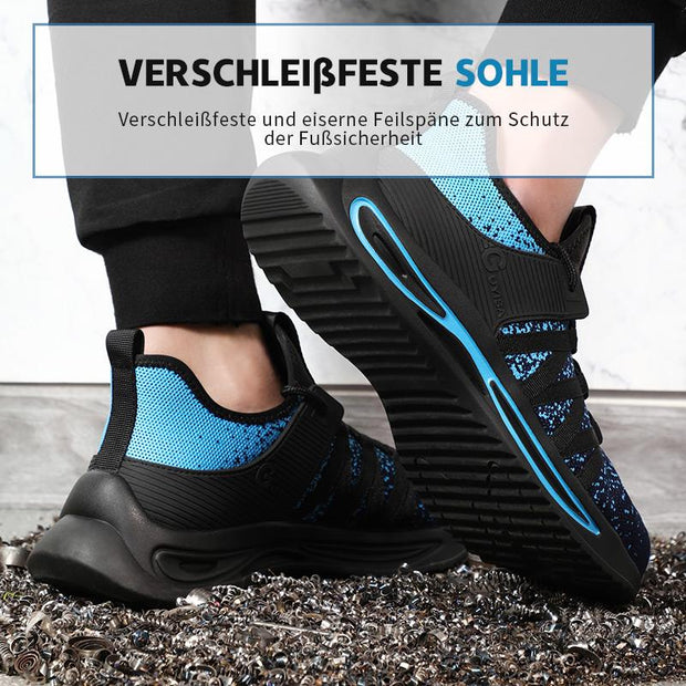 FansGemacht Leichte Anti-Smashing- und Anti-Piercing-Sicherheitsschutz-Arbeitsschuhe