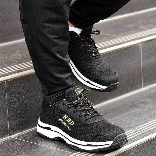 Männer Im Freien Anti-slip Stahl Punktion Beweis Bau Stiefel Arbeit sneaker