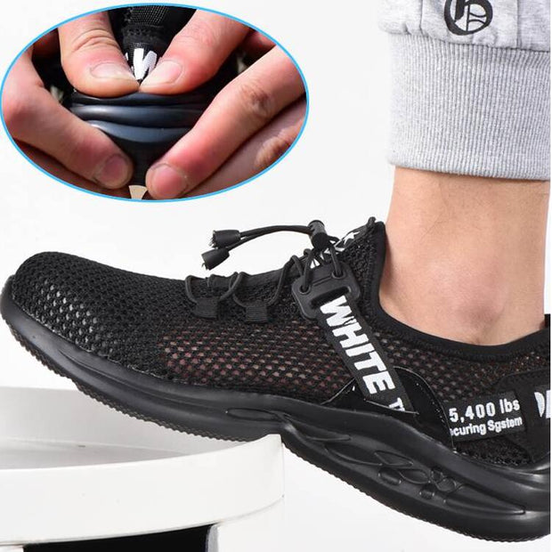 FansGemacht Herren Ultra Stahl kappe Arbeit Stiefel Sicherheit Schuhe