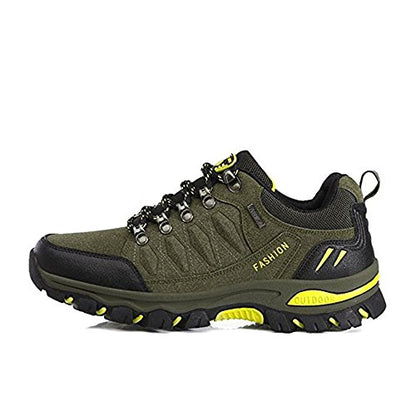 NEOKER Wanderschuhe Trekking Schuhe Herren Damen Sports Outdoor Hiking Sneaker Armee Grün Blau Schwarz Grau 36-48