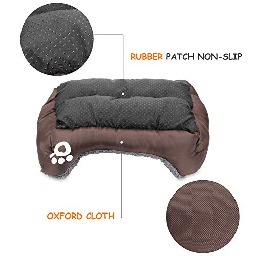 SAKURAB FRISTONE Hundebett für große Hunde, Waschbar Warm Weich Hundekorb XL XXL Grosse Hundesofa Hunde zubehör Abwischbar Hundesofa