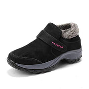 Skurab Damen Winter  Warm Gefütterte Klettverschluss Winterstiefel