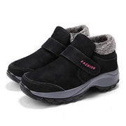 Skurab Damen Winter  Warm Gefütterte Klettverschluss Winterstiefel