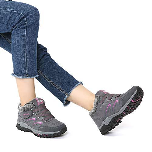 Sakurab Damen Wanderschuhe Warm Gefütterte Winterschuhe