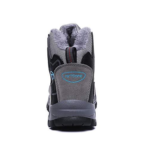 FansGemacht Winter Stiefel Herren Schnee Stiefel Wasserdichte Warm Gefütterte Knöchelstiefel Outdoor-Stiefel