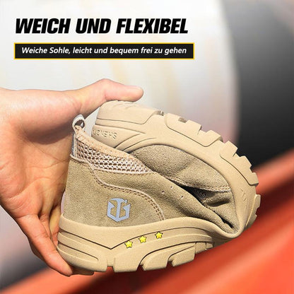 Fansgemacht Herren Anti-Smashing Anti-Piercing Big Toe Cap Sicherheitsschuhe Freizeitschutzschuhe
