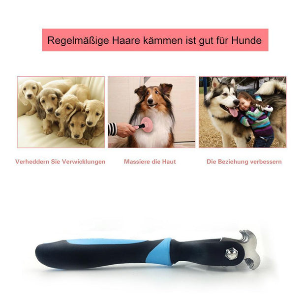 Sakurab Hundesalon Doppelseitiger Kamm