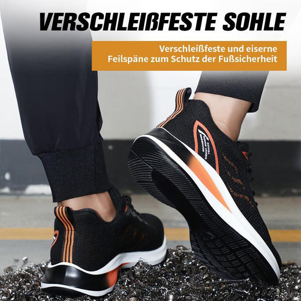 FansGemacht Sommer neue leichte, atmungsaktive, abriebfeste, rutschfeste Sicherheitsschuhe