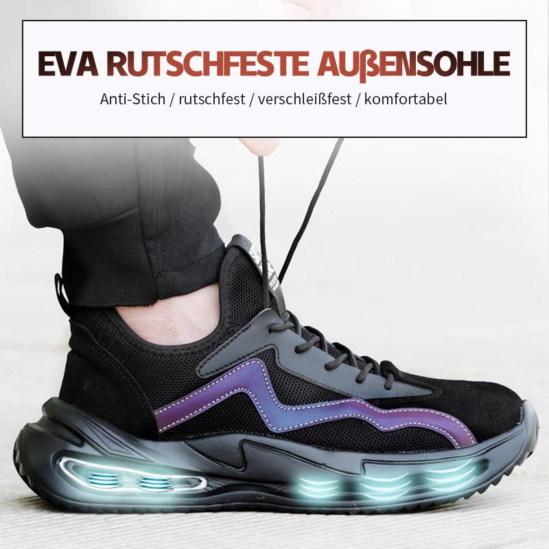 FansGemacht Atmungsaktive, leichte Arbeitsschuhe für Herren und Damen im Sommer, bruch- und durchstichfest