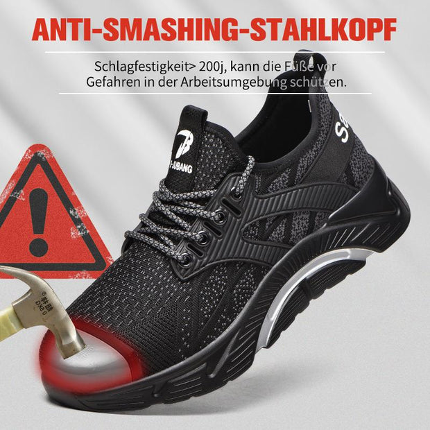 FansGemacht Anti-Piercing und Anti-Smashing verschleißfeste Arbeitsschuhe