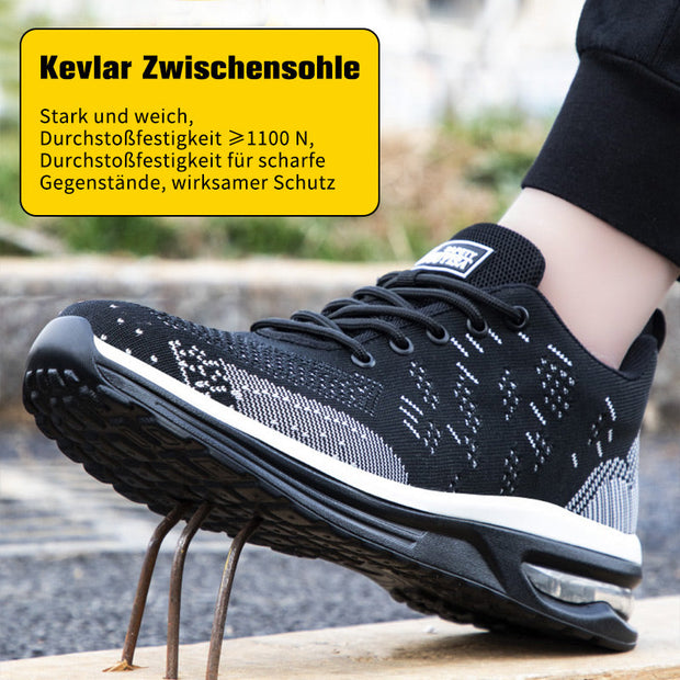 FansGemacht Neue pannensichere, durchdringende, atmungsaktive, leichte, verschleißfeste Sicherheitsschuhe