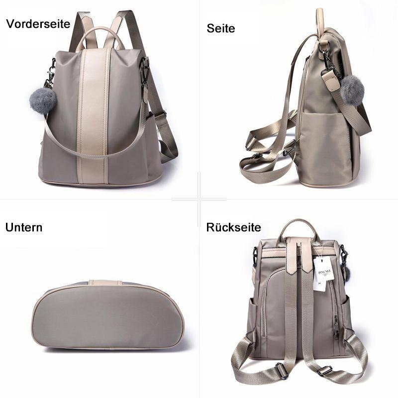 FANSGEMACHT Antidiebstahle Doppelschultertasche