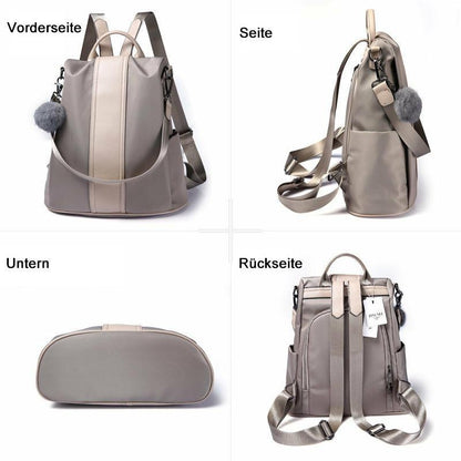 FANSGEMACHT Antidiebstahle Doppelschultertasche