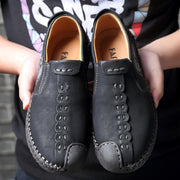 FansGemacht sommer Leder Casual Schuhe Männer Handgemachte Vintage Schuhe